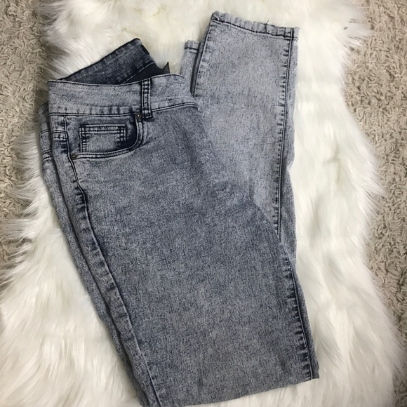 Ashley Stewart blue mineral wash skinny jeans 12 - Picture 5 of 5